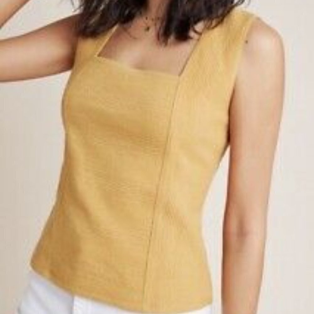 NWT Anthro Maeve Stephie Crossback Tank Top Size M - Picture 7 of 7